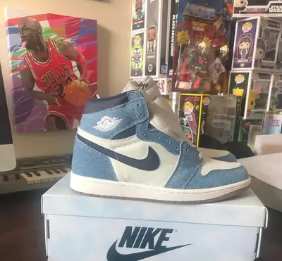  Air Jordan 1 Retro High OG “Denim” – Size 10.5 – DEADSTOCK, View more