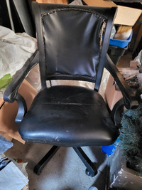 Bombay office chair back needs repair on fabric