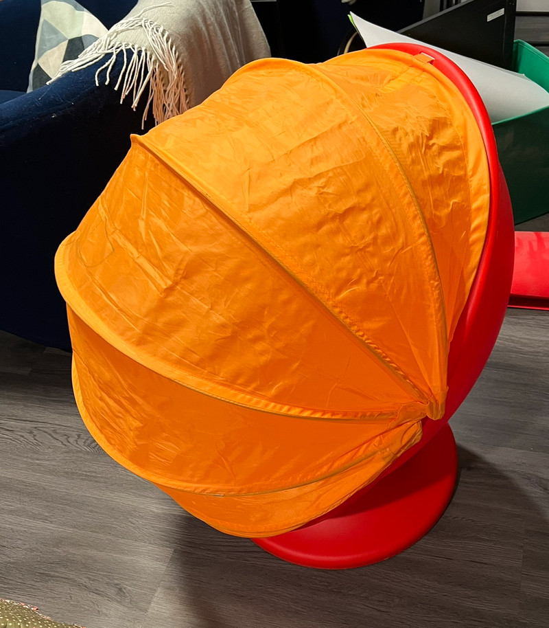 Ikea LOMSK Kids Swivel Egg Chair / Armchair Chairs & Recliners