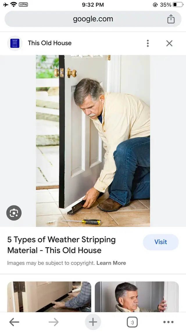 Need Door weatherstripping x2 household doors  in Windows, Doors & Trim in Calgary - Image 2