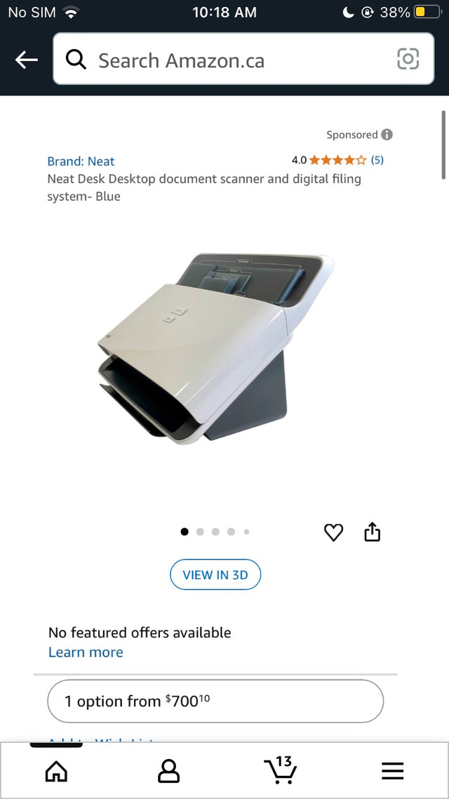 Neat Desk Desktop document scanner and digital filing system in Printers, Scanners & Fax in Delta/Surrey/Langley