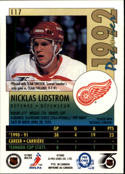 1991-92 OPC PREMIER .... LIDSTROM, LECLAIR, AMONTE, WEIGHT RCs? in Arts & Collectibles in City of Halifax - Image 3