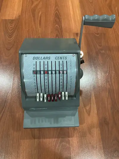 paymaster 9000-9 top of the line checkwriter, View more