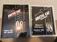 Arctic Cat Service Manual and Parts Manual for 1998 Pantera/ZRT
