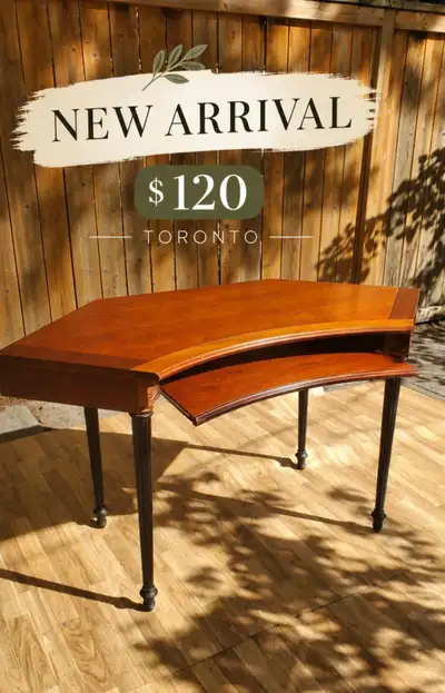 Vintage Kidney-Shaped Desk, View more