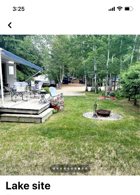 Lake lot and camper at Greenwater Provincial Park Other Saskatoon