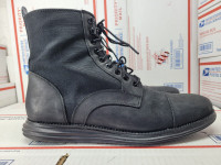 COLE HAAN LUNARGRAND LACE UP COMBAT CAP TOE  BOOTS  10.5