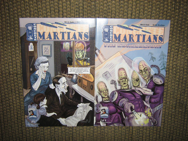 CONCRETE MARTIANS BOOKS 1&2 COMIC BOOK SERIES in Comics & Graphic Novels in Belleville