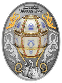 Mint of Poland 2021 Twelve-Panel Egg Faberge’ silver coin
