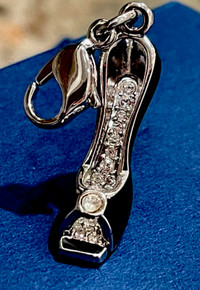 Swarovski crystal shoe charms