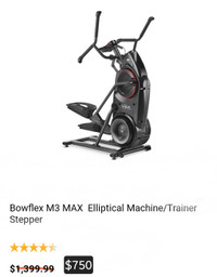 Bowflex Max Trainer. Used. Great condition. Fits in small spaces