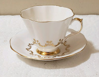 Queen Anne Cup & Saucer Bone China