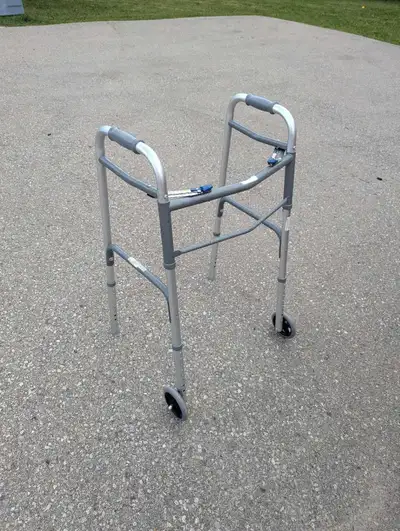 Folding Medical Walker with Wheels, View more