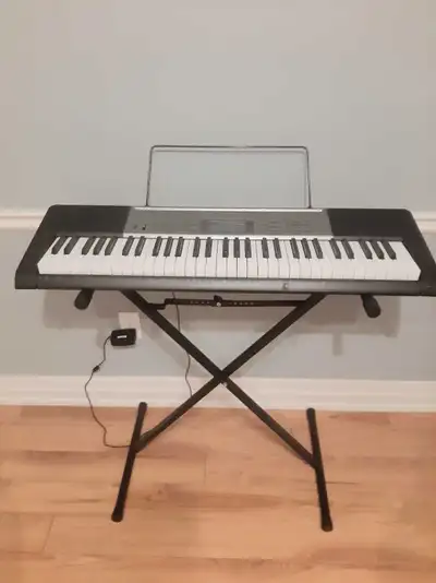 CASIO keyboard LK-165. Keyboard is in perfect condition. Bought it for my daughter to learn but she...