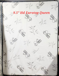 9.5" Eurotop Queen Mattress - Brand New