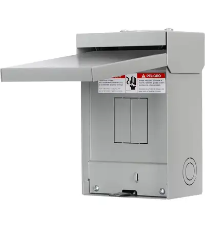 60 Amp Single Phase, 3 Wire, Solid Neutral, 2 Spaces and 4 Circu, View more