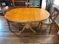 I deliver! Oval Wooden Dining Table. Pick up near University.