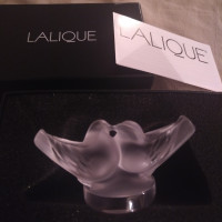 LALIQUE Crystal small Two Lovebirds NEW in box Colombes Palomas