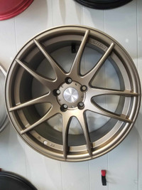 READY STOCK 18" 5x114.3 rims for sale : Avid.1 AV-32 Bronze