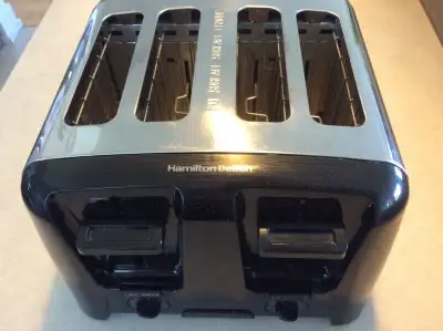 Toaster 4 tranches grille-pain bagels, gaufres pain, anti brûlur, View more