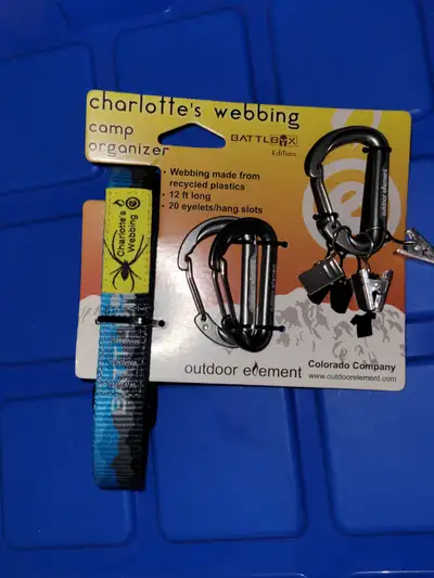Charlotte's Webbing Camp Organizer Brand New Cool Camp Gear, View more