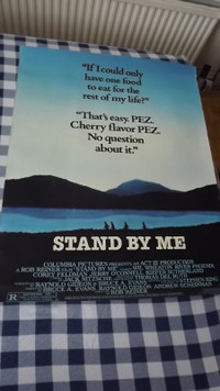STAND BY ME 1986-87  MOVIE VID PROMO  POSTER/REINER.WIL WHEATON