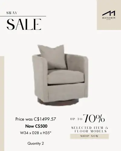 ✨ Swivel Accent Chairs – Sway Collection ✨ (2 Available), View more