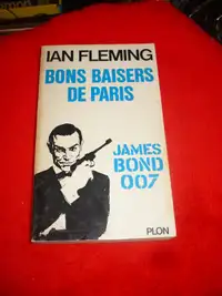 Lot no 6 Livres vintage de  film de James Bond