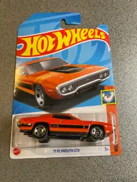 Hot wheels 71 Plymouth GTX orange 