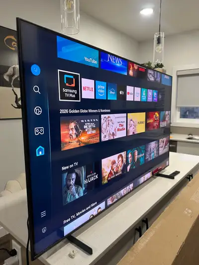 55-inch Samsung QLED 4K Smart TV – New Condition, View more