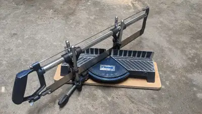 Manual Masterctaft mitre saw. Cuts dead accurate. Price listed OBO. Pickup in Nepean. Please see my...