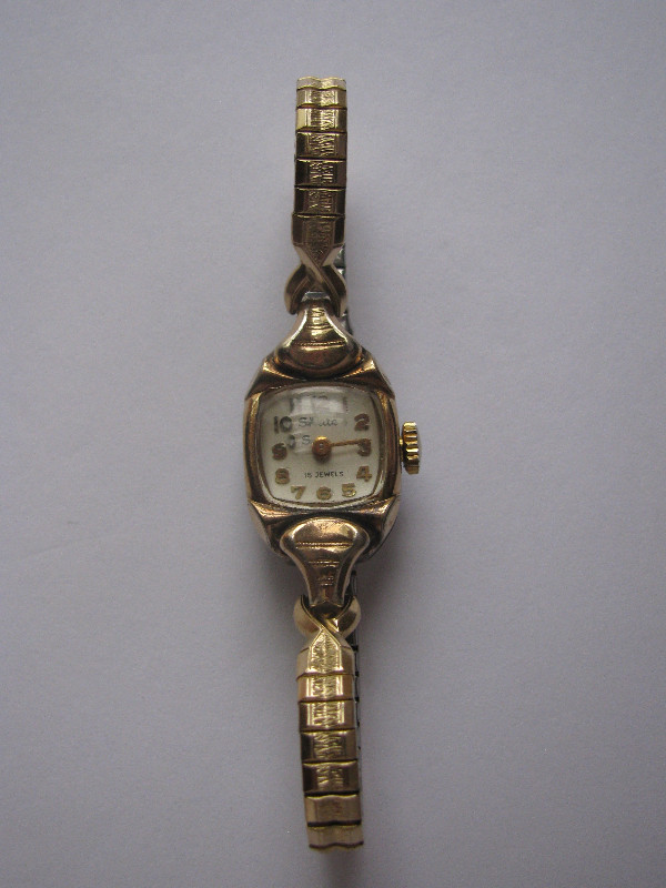 Vntg RARE One-Of-A-Kind SHUTE Wristwatch Swiss 15 Jewels Working in Arts & Collectibles in Saint John - Image 4