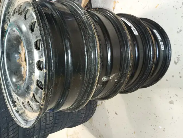 17" winter rims and tires(set of 4) in Tires & Rims in Kingston - Image 2