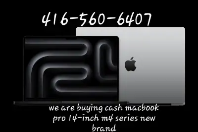 We are buying cash MacBook Pro 14-inch m4 series new brand, View more