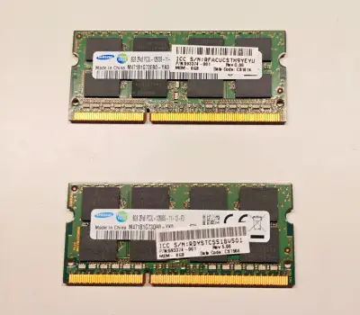 16 GB Samsung 8GB PC3L RAM*2, View more