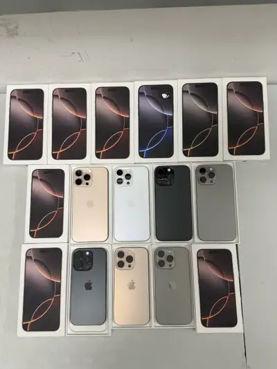 iPhone 16 Pro Max & 16 Pro On Sale- Fully Unlocked, View more