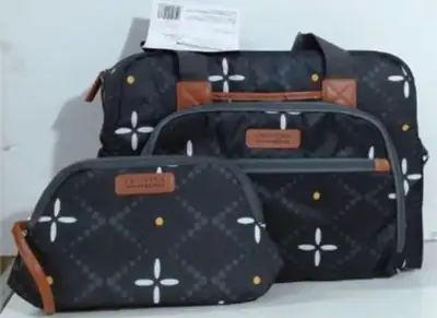 California Innovations Duffel Bag with Accessory Pouch Set Dots, View more