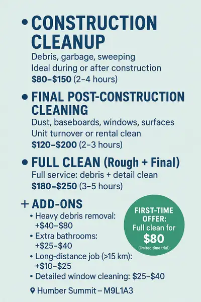  CONSTRUCTION CLEANUP & POST-RENO CLEANING , View more