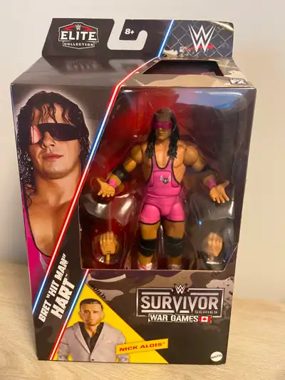 WWE Elite Collection Survivor Series War Games Bret Hart Figure, View more