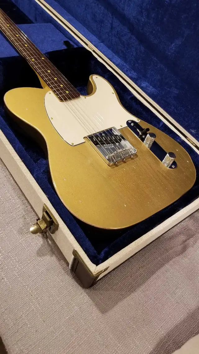 White Sugar Customs Vintage Telecasters Esquires Stratocasters in Guitars in City of Toronto - Image 3