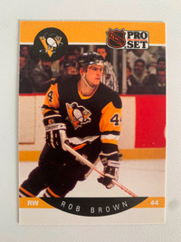 Rob Brown hockey card Pro Set RW 44, #229