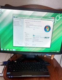 Acer laptop+21 inch LCD, intel i3 CPU/4G DDR3/HDMI/WIN XP