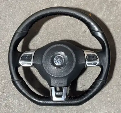 Steering wheel from MKVI GTI. Airbag intact and included