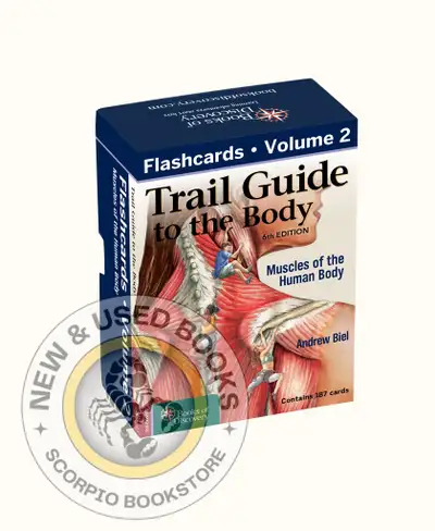 Trail Guide to the Body Flashcards Volume 2 (Muscles of the Body) by Andrew Biel 9780998785097 Text...