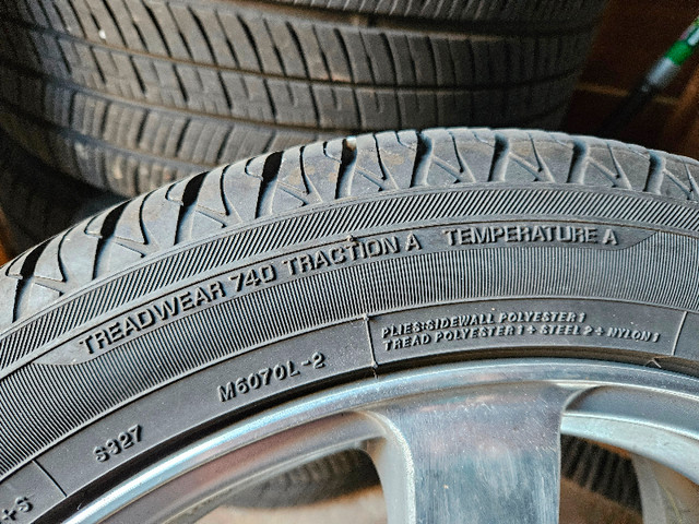 4 Roues Enkei avec pneu Yokahama Avid Ascend GT in Tires & Rims in Sherbrooke - Image 2