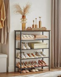 Brand New. Sealed. 5 Tier Shoe Rack