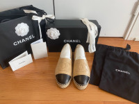 Brand New Authentic Chanel Espadrilles (size 37)