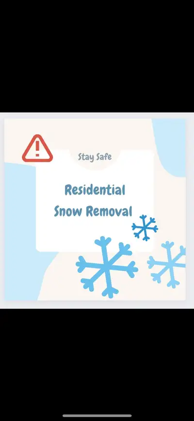 contact for residential snow removal!, View more