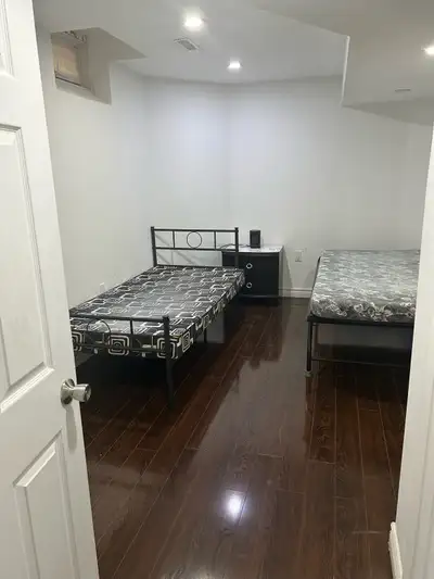 Looking for a female to share a furnished bedroom in the basement with other girl near Torbram and S...