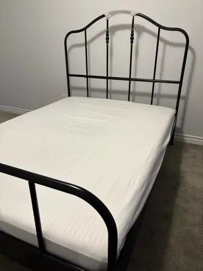 IKEA SAGSTUA Bed Frame & HASVÅG Mattress, View more